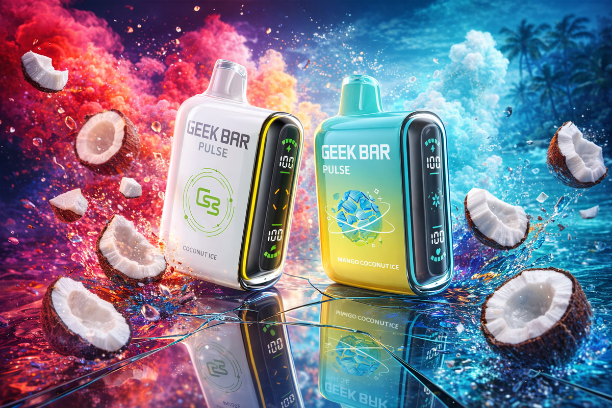 Coconut Geek Bar | Creamy Exotic Flavor | Fire Elf Vape Coconut Geek Bar | Creamy Exotic Flavor | Fire Elf Vape