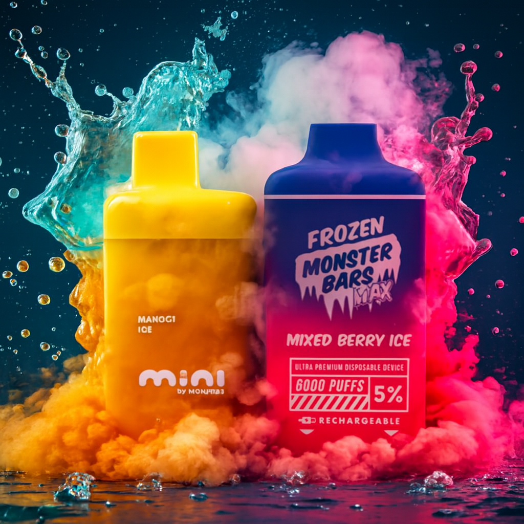 Monster Bar Vape Monster Bars Max Disposable Vape 6000 Puffs ⋆ .99 ⋆ 100%  Authentic A Guide to Monster Bars Disposable Vape Flavors Smokers World