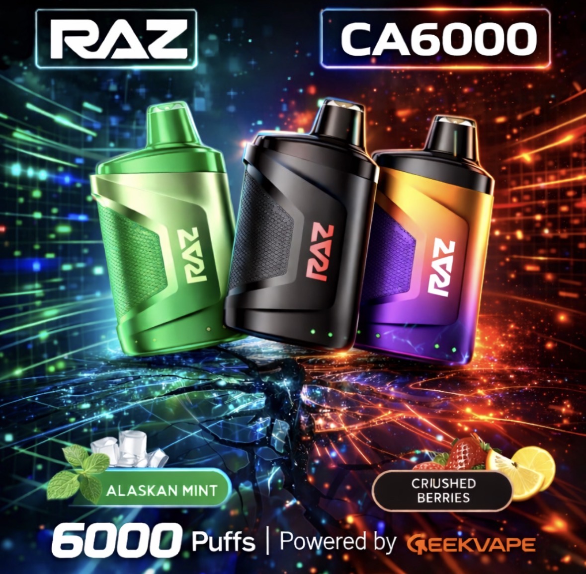Raz CA6000 Disposable Vape 6000 Puffs | Mesh Coil Raz CA6000 Disposable Vape 6000 Puffs | Mesh Coil
