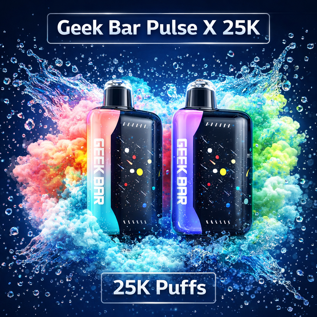 geek bar vs juicy bar Geek Bar Puls X Geek Bar Pulse X 25K Raspberry Jam main image 0
