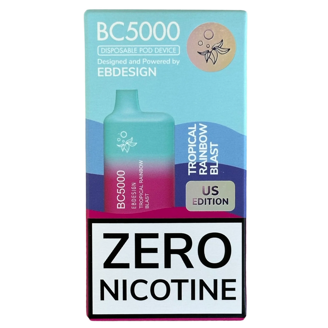 EB BC5000 - Tropical Rainbow Blast - Zero Nicotine