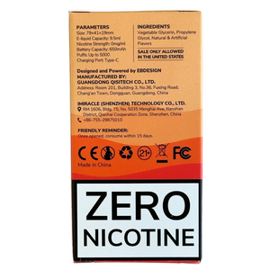 EB BC5000 - Peach Mango Watermelon - Zero Nicotine