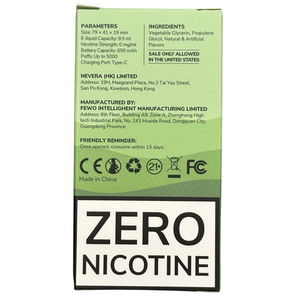 EB BC5000 - Strawberry Kiwi - Zero Nicotine