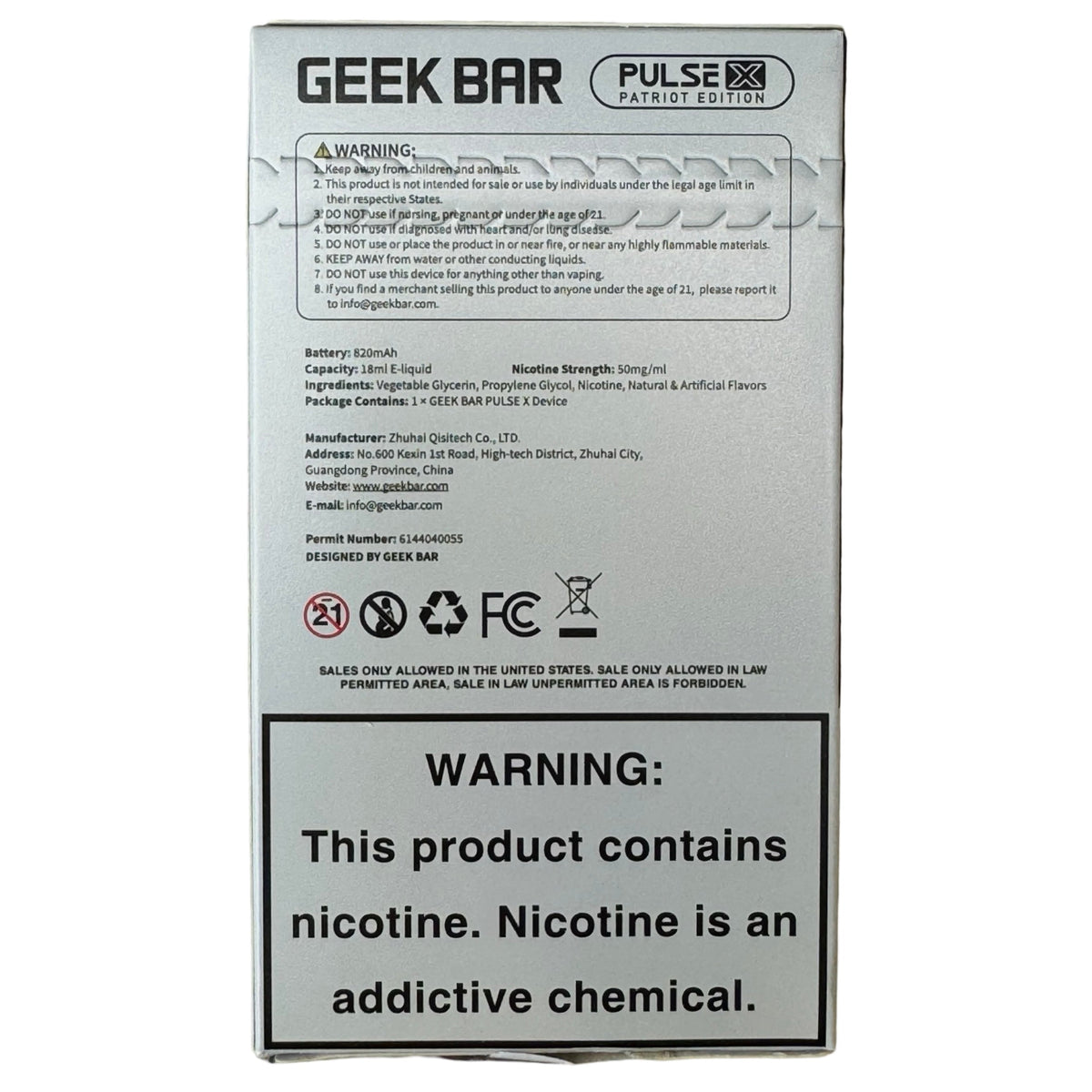 geek bar pulse miami mint ingredients Geek Bar Digiflavor BRK 20000 Disposable Kit