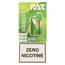 Afbeelding laden in Galerijviewer, Alaskan Mint - RAZ CA6000 - Zero Nicotine