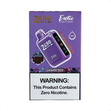 Indlæs billede i gallerifremviser, Grape Ice - Zero Bar - Exotic Edition - Zero Nicotine
