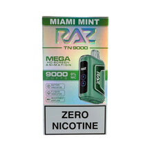 Afbeelding laden in Galerijviewer, Miami Mint - RAZ TN9000 - Geen nicotine