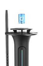 Lataa kuva gallerian katseluohjelmaan, C2 Vesipiippu – Premium Electronic Hookah – pehmeä musta