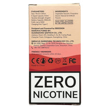 Load image into Gallery viewer, Zero Nicotine - BC5000 - Strawberry Mango - EBCreate