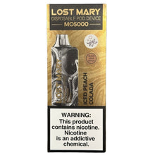 Kép betöltése a Galérianézegetőbe, Lost Mary MO5000 - Iced Peach Colada - Black Gold Edition