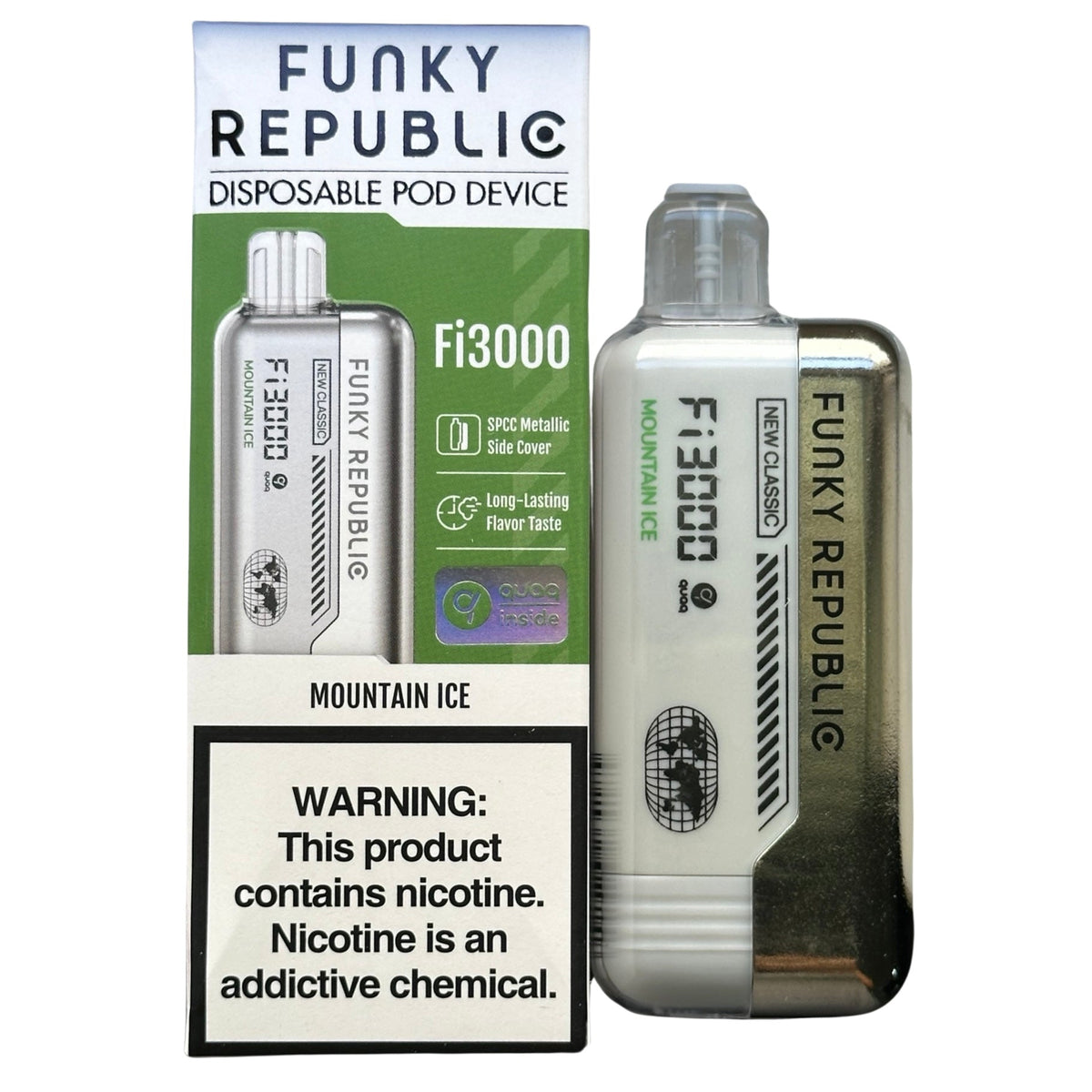 Funky Republic Fi3000 Mountain Ice | Vaping Device  Funky Republic