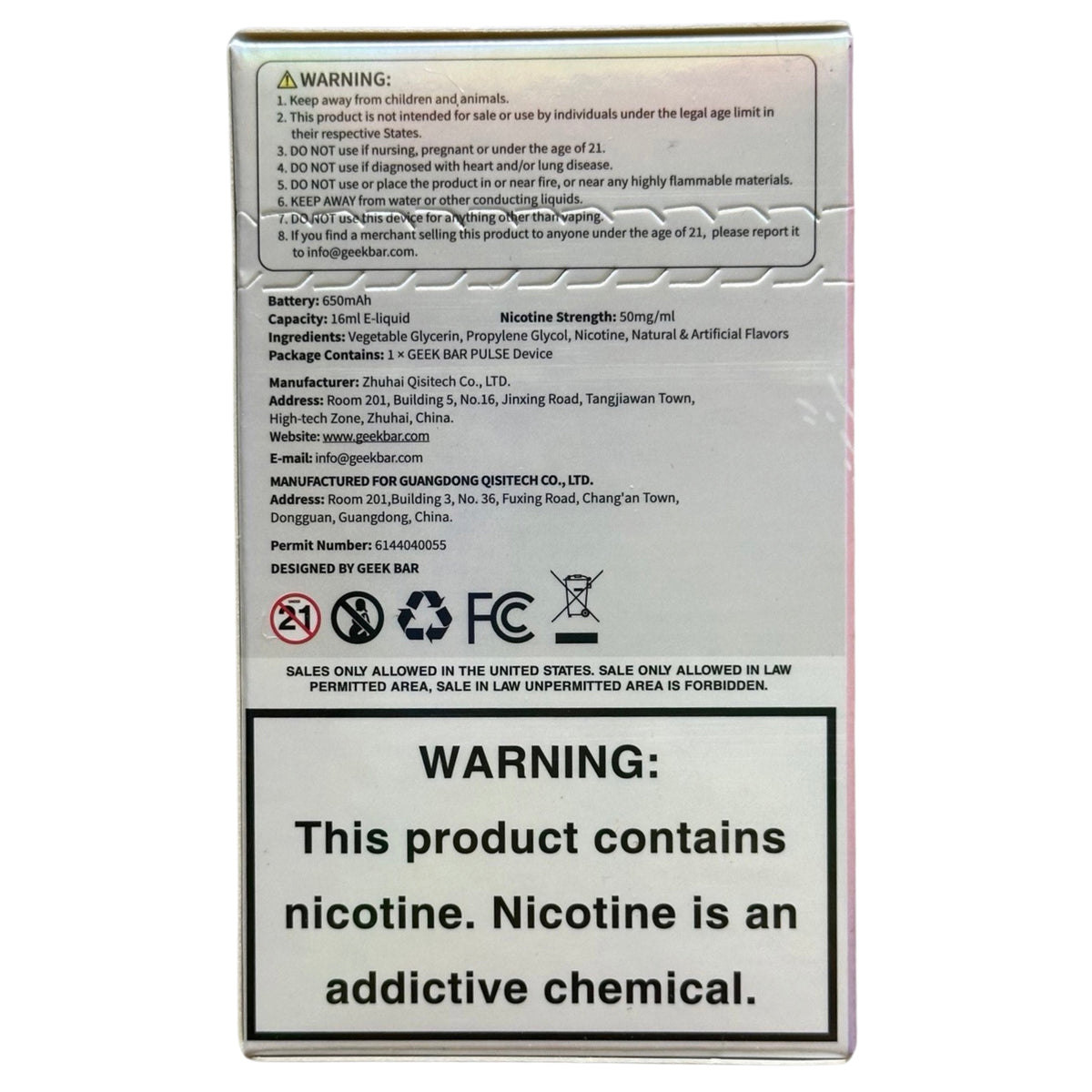 Gemini Flavor Geek Bar Geek Bar Pulse 15000 Disposable Geek Bar Flavors  Gemini Geek Bar Pulse 15000 Puffs Disposable Vape