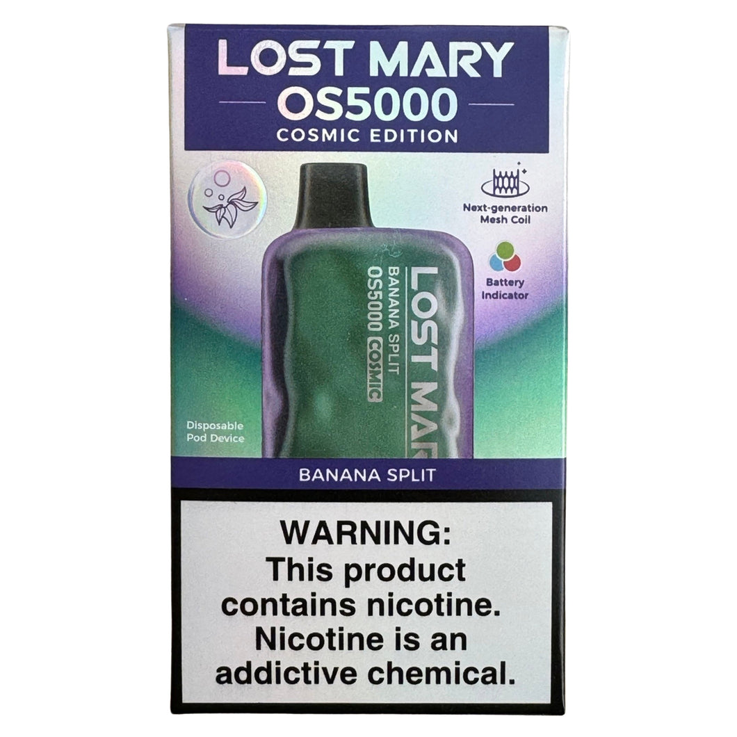 Banana Split - Lost Mary OS5000 - Cosmic Edition 7500 Puffs