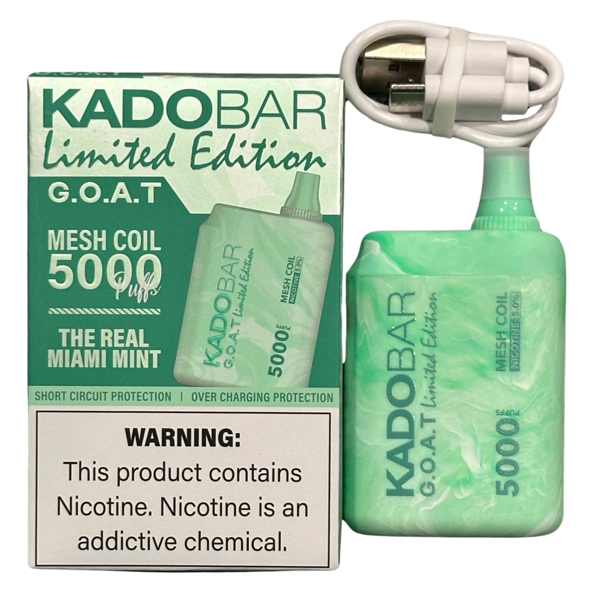 Kado Bar BR5000 The Real Miami Mint - Disposable Vape