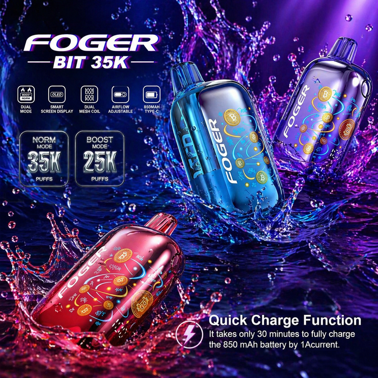 Foger BIT 35K - Banana Taffy Freeze
