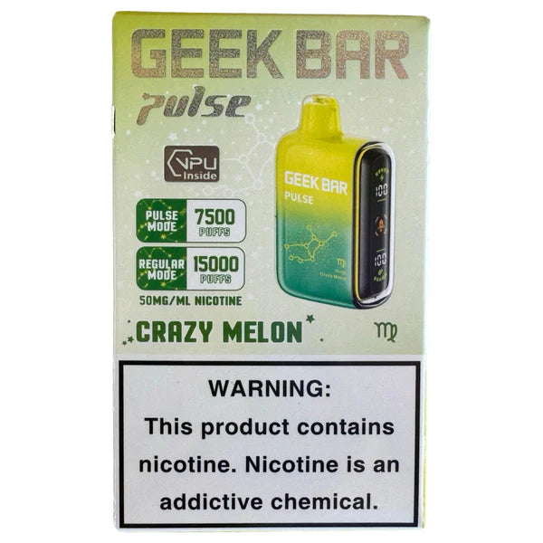 Geek Bar Pulse Crazy Melon Virgo Crazy Melon Geek Bar Pulse Vape Geek Bar Pulse Crazy Melon Virgo Crazy Melon Geek Bar Pulse Vape