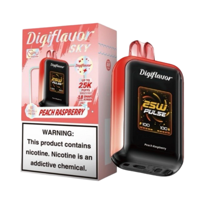 #6 - Peach Raspberry - Geek Bar Digiflavor Sky 25000