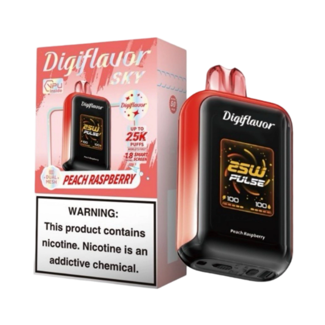 #5 - Peach Raspberry - Geek Bar Digiflavor Sky 25000