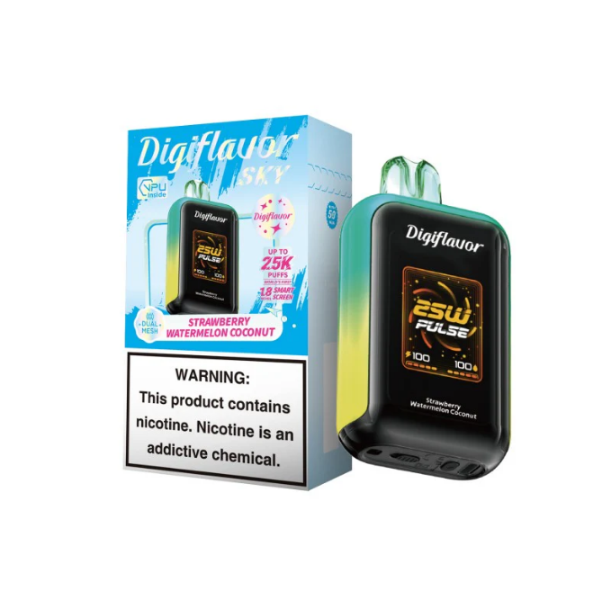 #1 - Strawberry Watermelon Coconut - Geek Bar Digiflavor Sky 25000