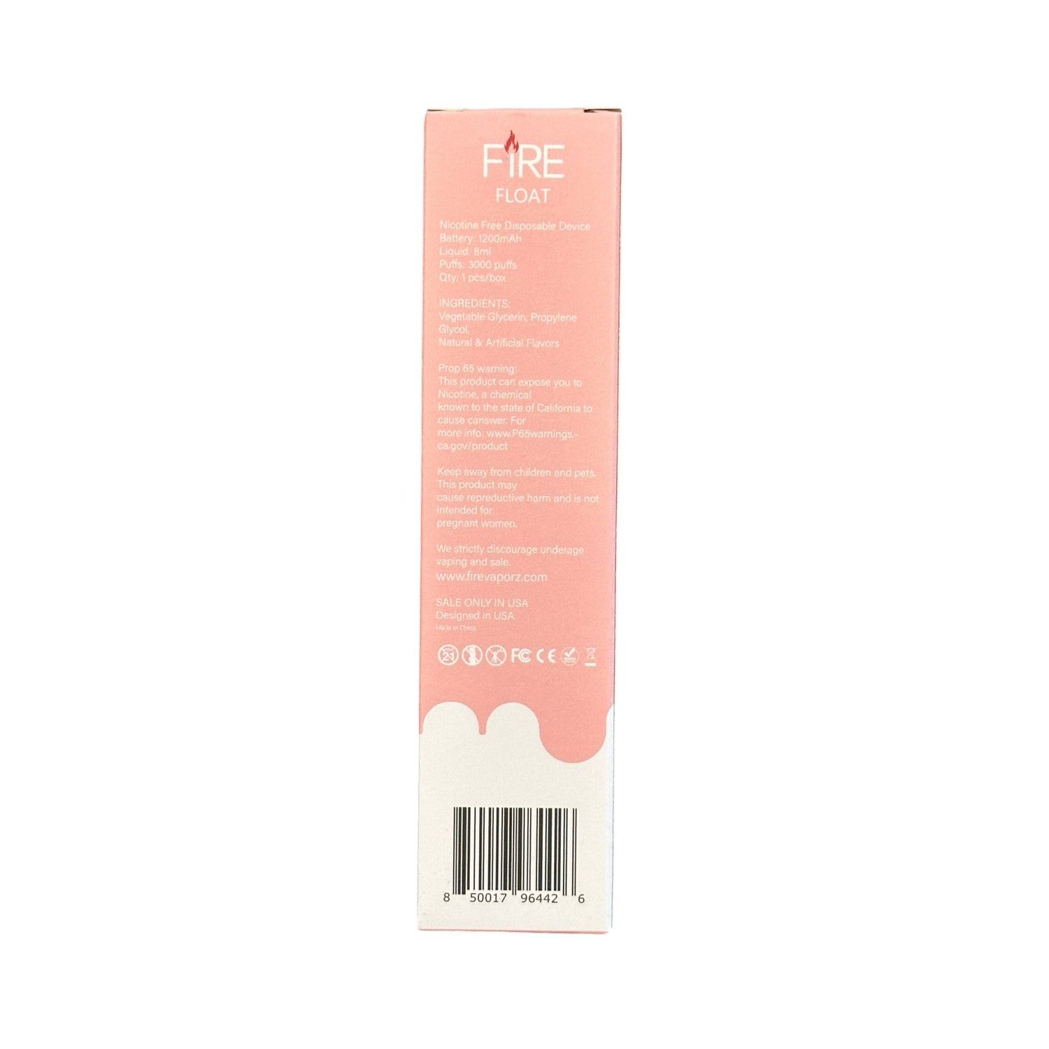 Strawberry Freeze - Fire Float 3000 - Zero Nicotine