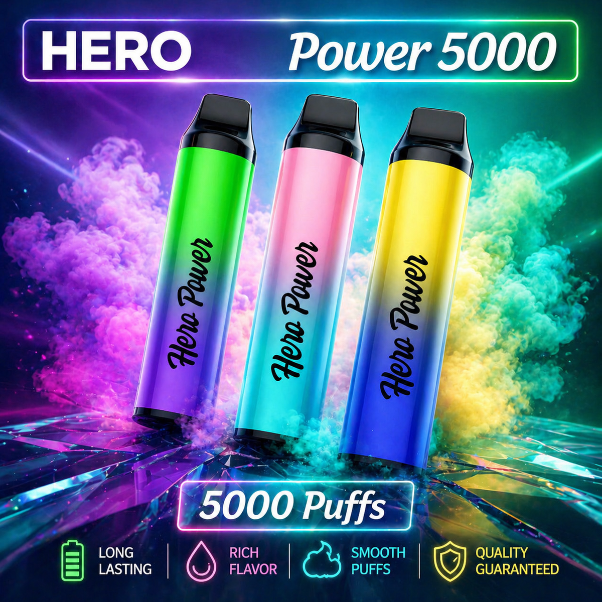 HERO Power 5000 Disposable Vape | 14ml