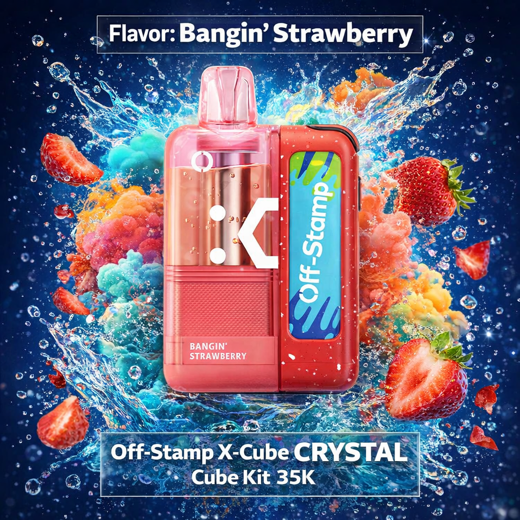 Off-Stamp X-Cube CRYSTAL Cube Kit 35K - Bangin' Strawberry