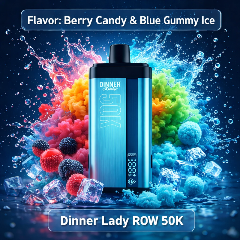 Berry Candy & Blue Gummy Ice - Dinner Lady ROW 50K