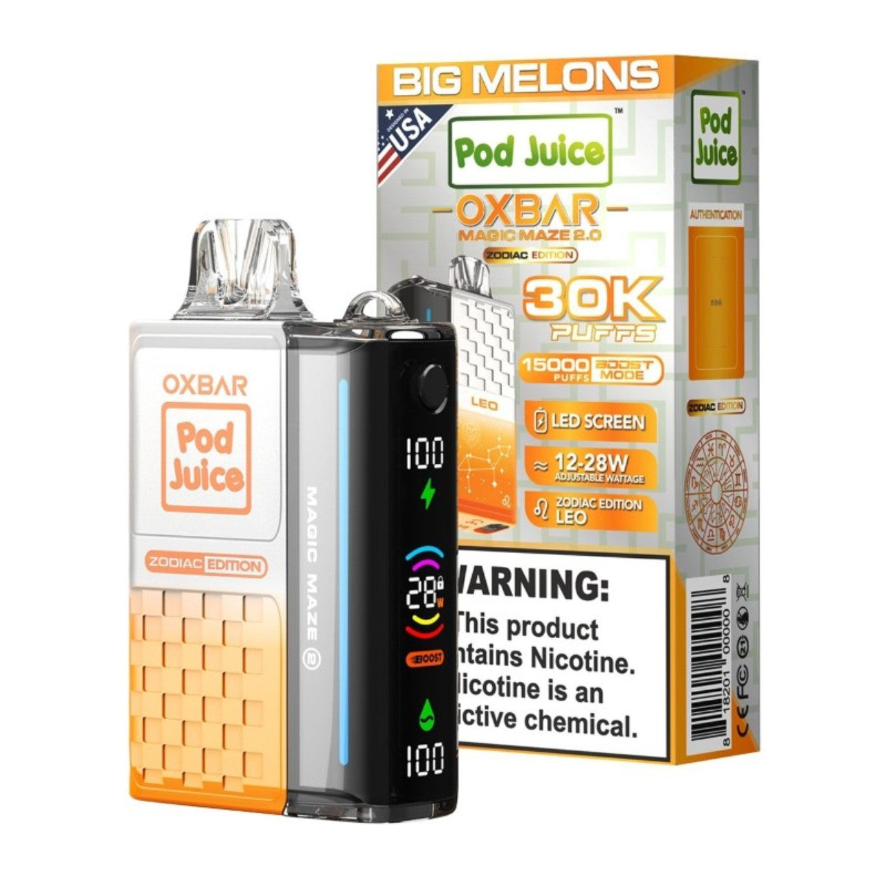 OXBAR x Pod Juice 30K Magic Maze 2