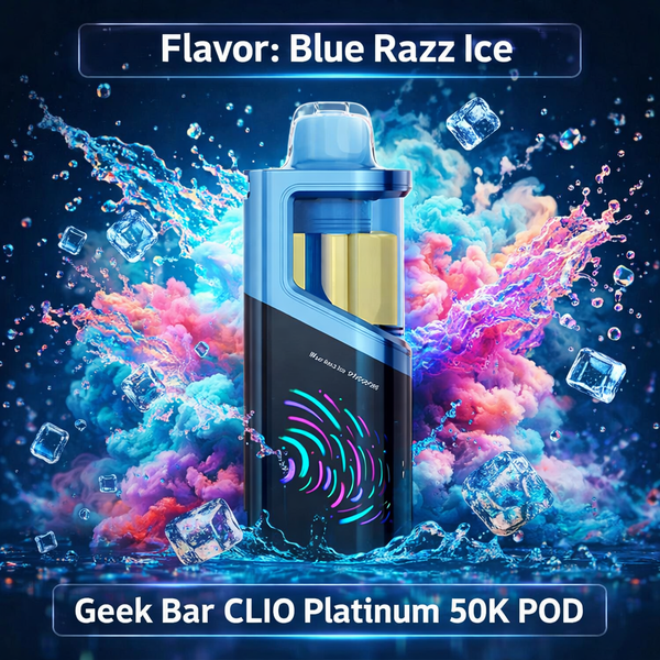 Geek Bar CLIO Platinum 50K POD - Blue Razz Ice