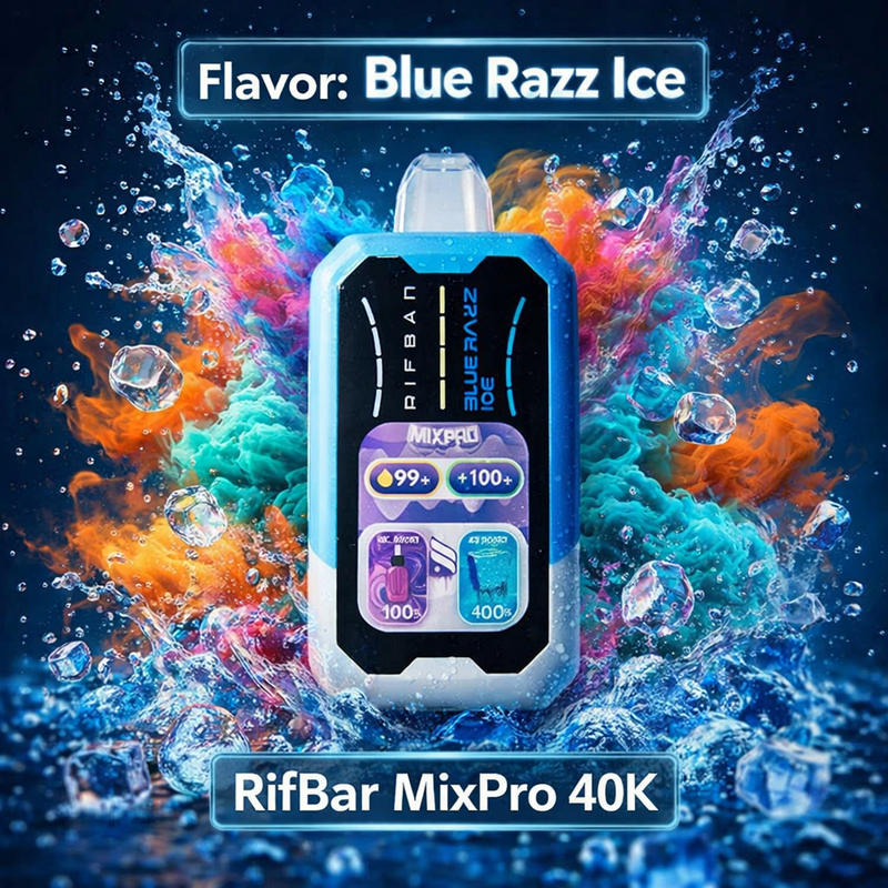 Blue Razz Ice - RifBar MixPro 40K