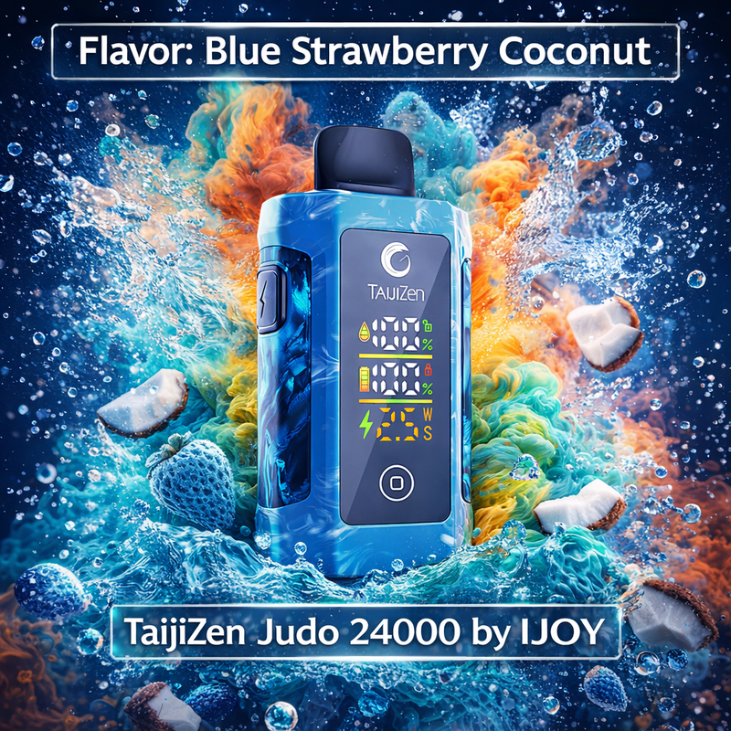 Blue Strawberry Coconut - TaijiZen Judo 24000 by IJOY