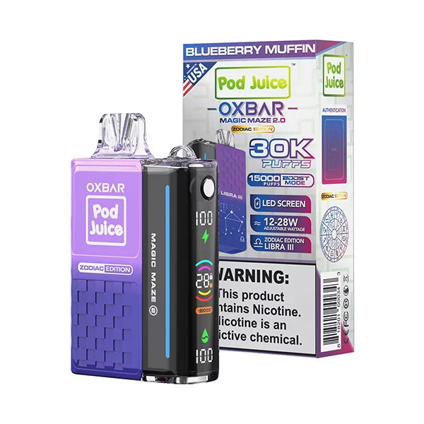 OXBAR x Pod Juice 30K Magic Maze 2