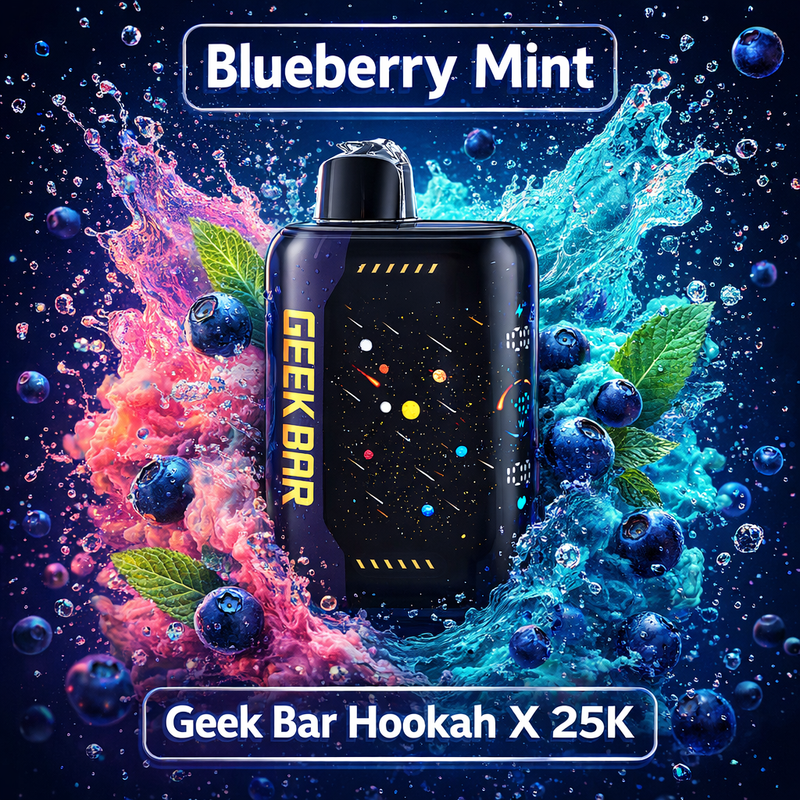 Blueberry Mint - Geek Bar Hookah X 25K