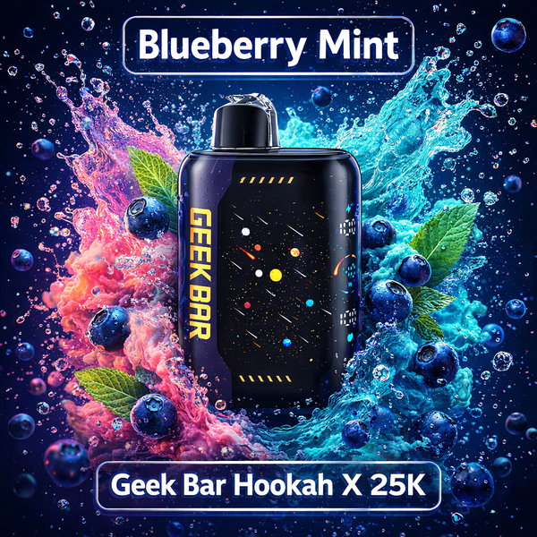 Geek Bar Hookah X 25K - Blueberry Mint