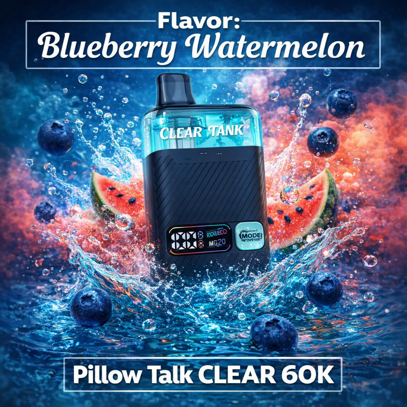Blueberry Watermelon - Pillow Talk CLEAR 60K