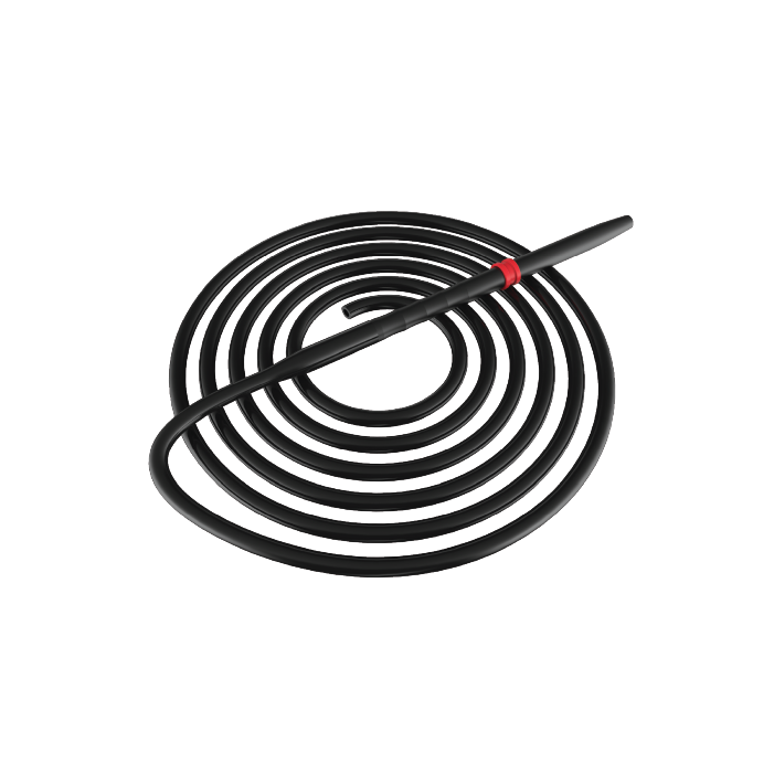 C2 Vandpibe magnetslange – sort