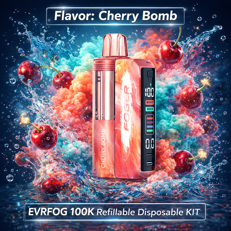 Cerry Bomb - EVRFOG 100K Refillable Disposable KIT