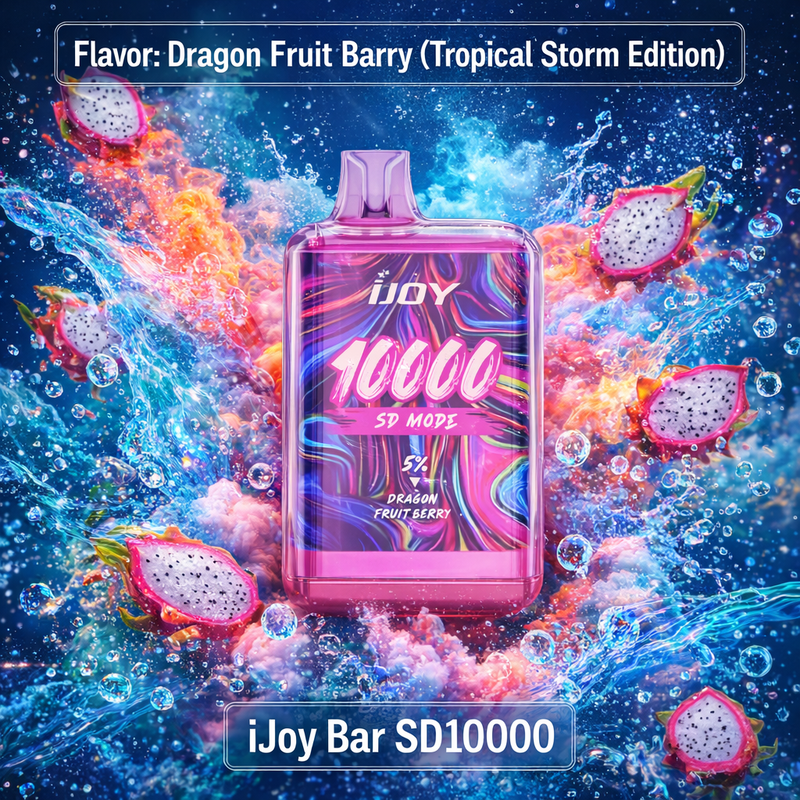 Dragon Fruit Barry (Tropical Storm Edition) - iJoy Bar SD10000