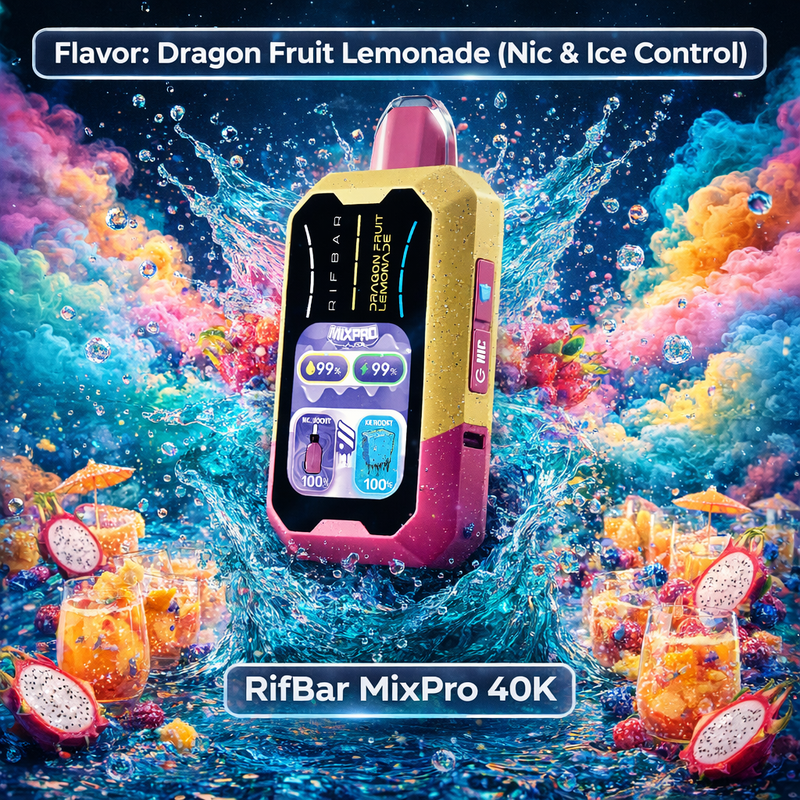 Dragon Fruit Lemonade (Nic & Ice Control) - RifBar MixPro 40K