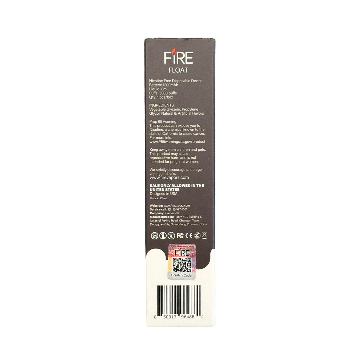 Black Dragon Ice Fire Float 3000 | Vape With Zero Nicotine – FIRE ElF