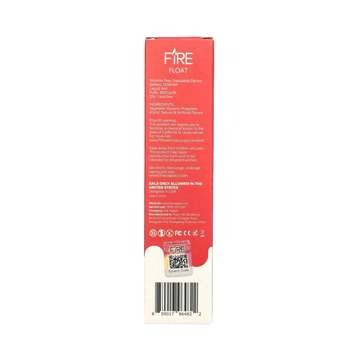 Red Dragon - Fire Float 3000 - Zero Nicotine