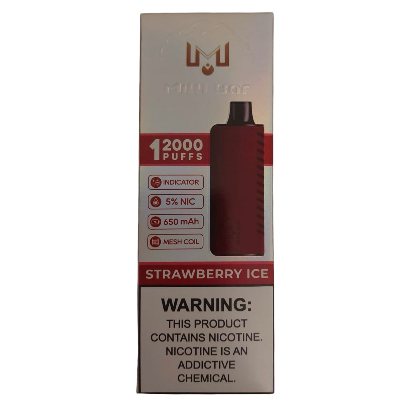 Strawberry Ice - Milli Bar 12000