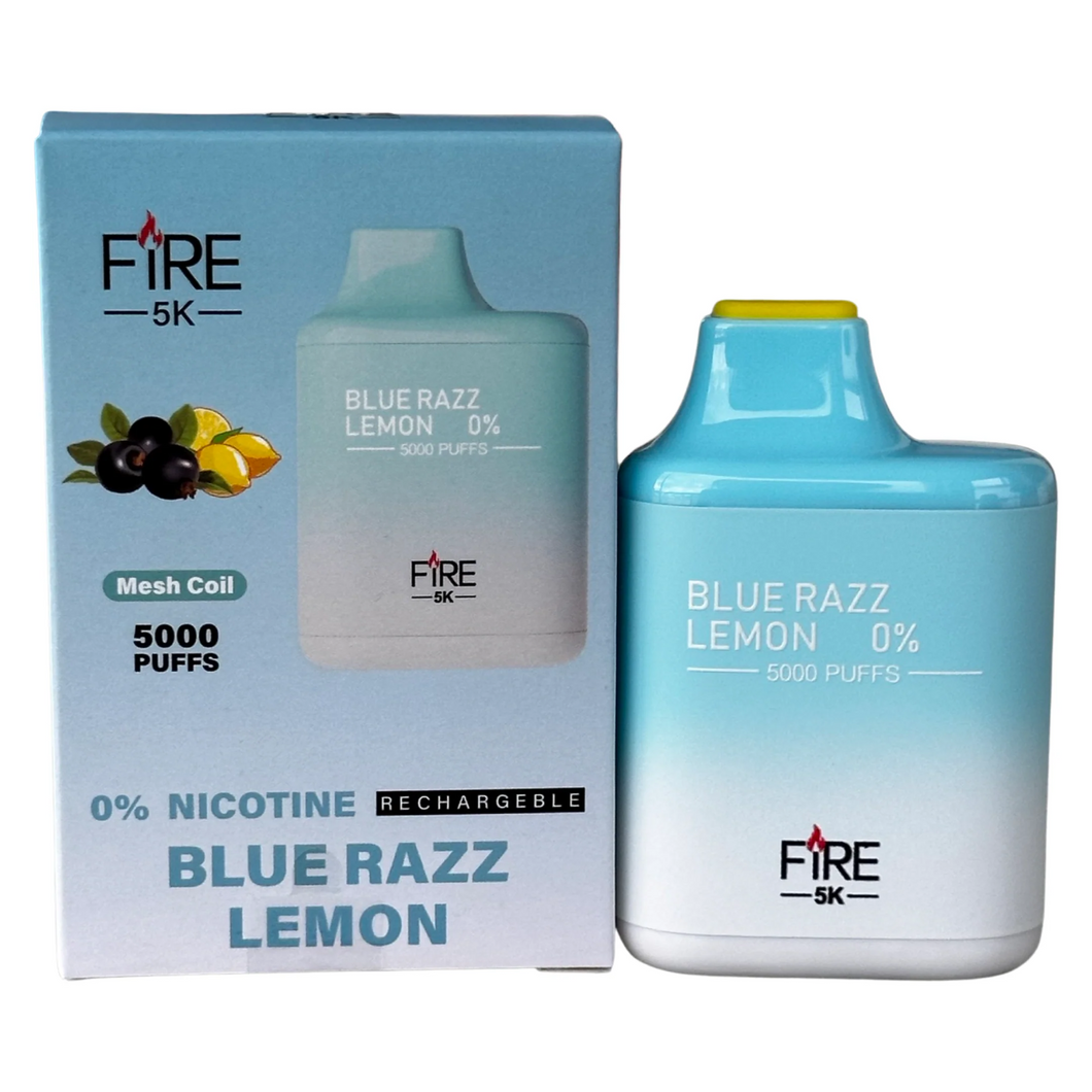 Blue Razz Lemon - Fire Float - Zero Nicotine | Disposable Vape