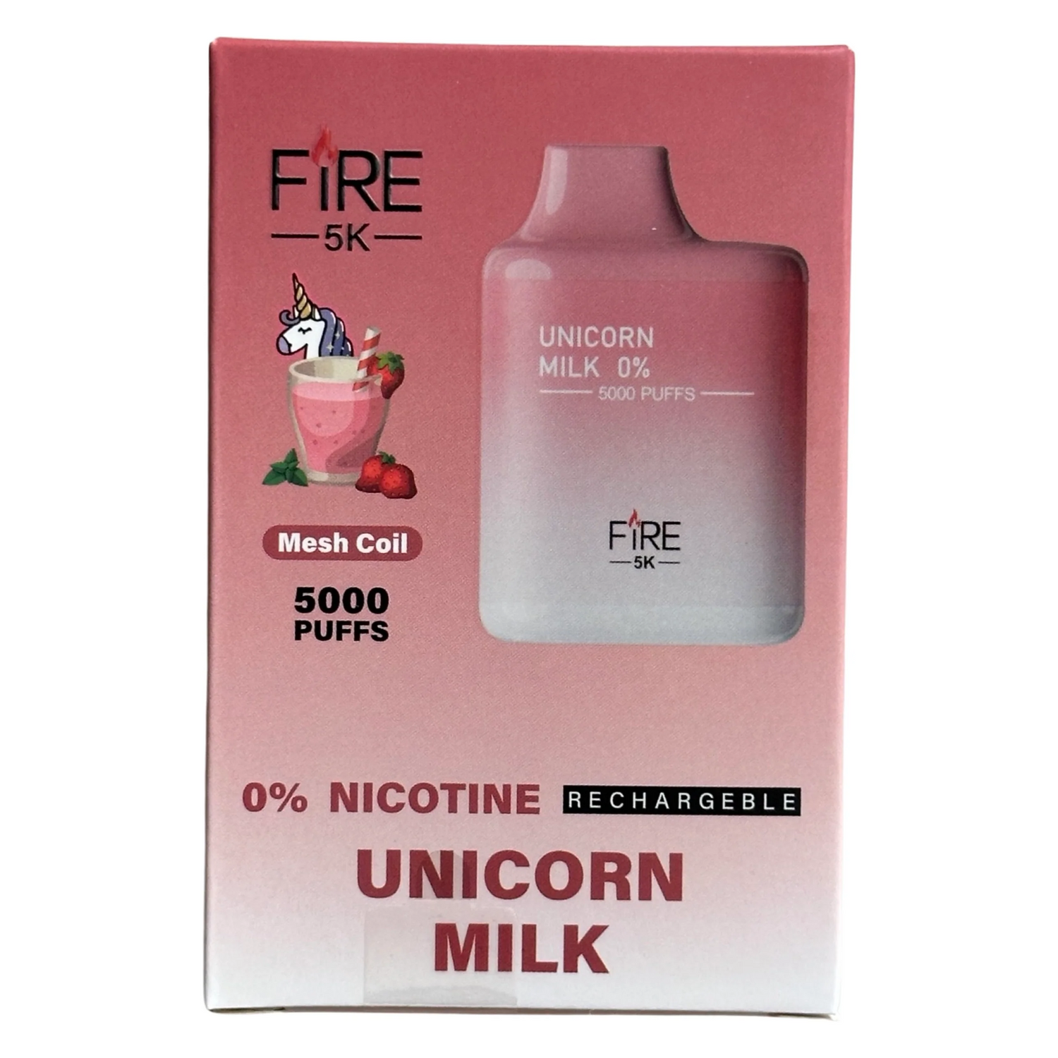 Unicorn Milk - Fire Float - Zero Nicotine
