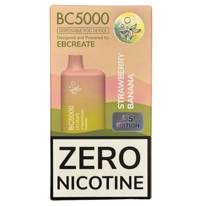 EB BC5000 - Strawberry Banana - Zero Nicotine