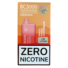 Load image into Gallery viewer, EB BC5000 - Peach Mango Watermelon - Zero Nicotine
