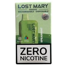 Load image into Gallery viewer, Spearmint - Lost Mary OS5000 - Zero Nicotine
