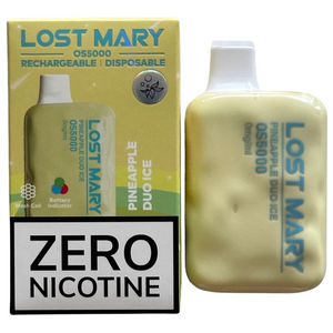 Pineapple Duo Ice - Lost Mary OS5000 - Zero Nicotine