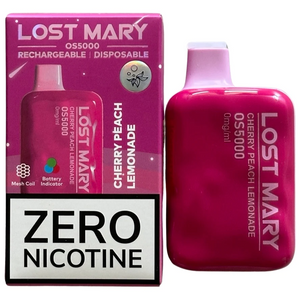 Cherry Peach Lemonade - Lost Mary OS5000 - Zero Nicotine