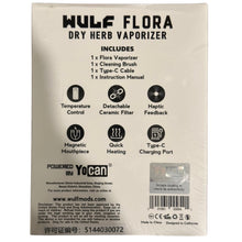 Afbeelding laden in Galerijviewer, Wulf Mods Flora Dry Herb Vape - Zwart-Wit Splatter

